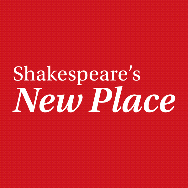 A series of rapidly changing images a tree against the wall, examples of the metal "leaves" recording the names of donors, and red pages advertising New Place, its forthcoming opening, and the slogan "His footsteps your journey".