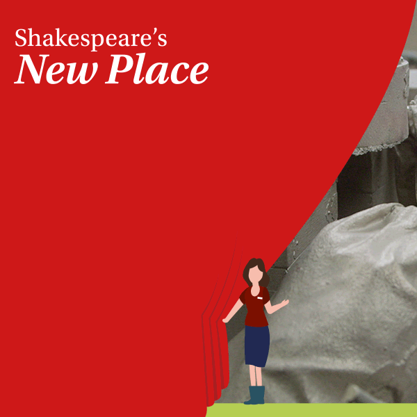 A figure draws a curtain aside to show a close-up of the sculpture of a strongbox.