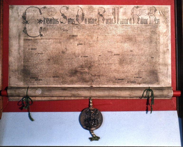Stratford-upon-Avon Borough Charter, 28 June 1553 (Archive Ref: BRU1/1)