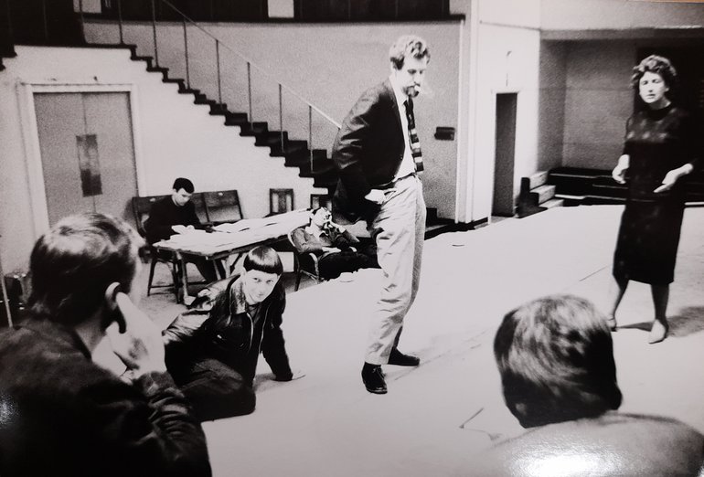 2) Rehearsals for The Wars of the Roses featuring John Barton (centre) and Peggy Ashcroft (right) (RSC_PR_3_1_1963_WAF1).jpg