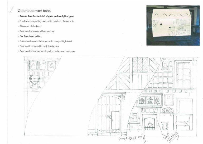 New Place blue print sketch