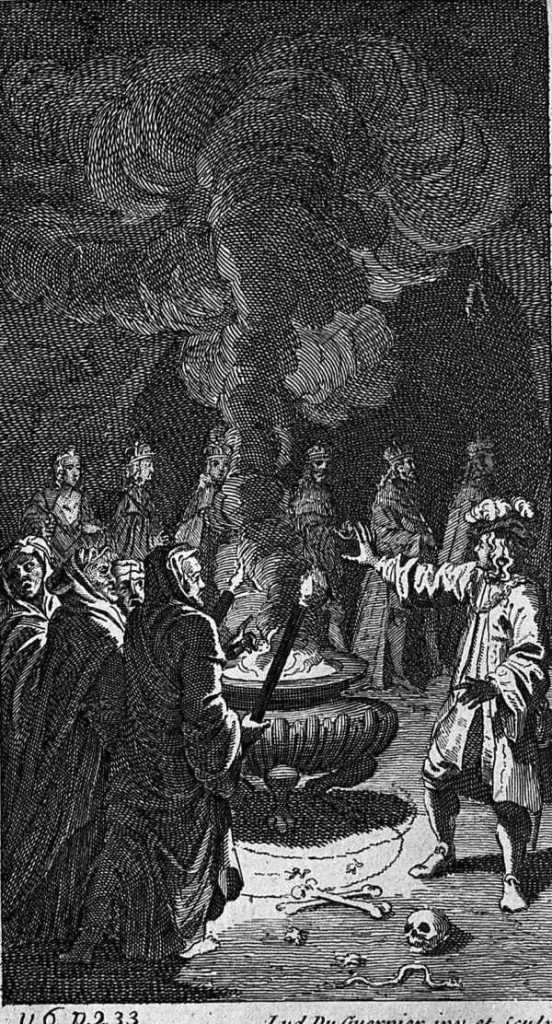 Illustration of Macbeth from Rowe's 1709 edition