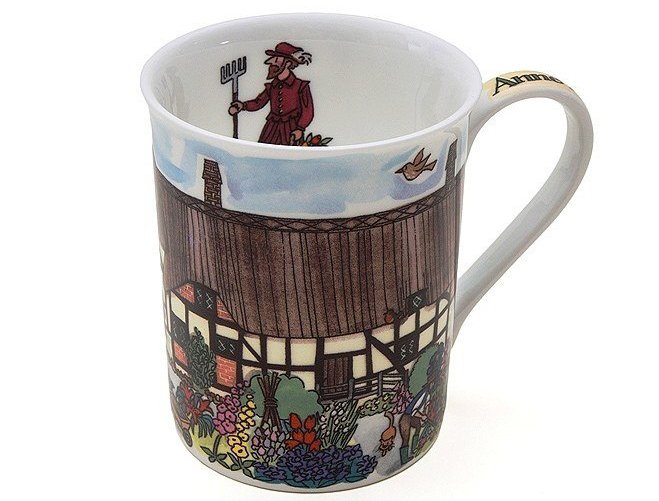 Bone china mug, 2017, designed by Alison Gardiner