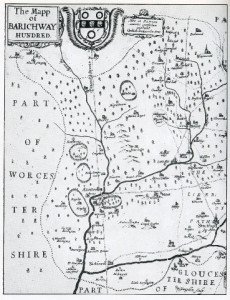 Map of Barlichway Hundred