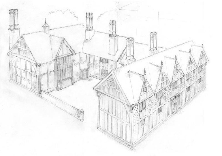 New Place - South East View - Phillip Watson