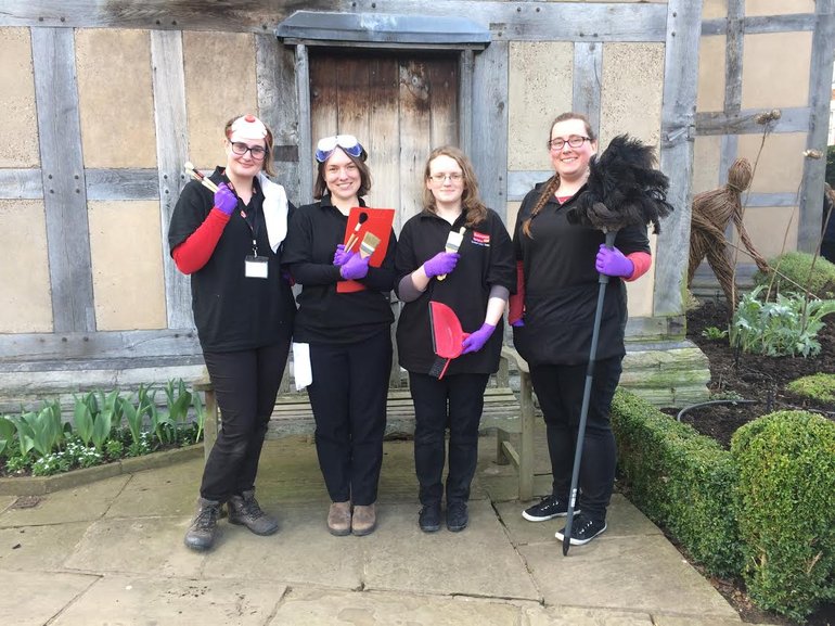 Conservation Team at the Birthplace
