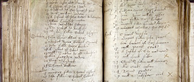 Burial Record for William Shakespeare