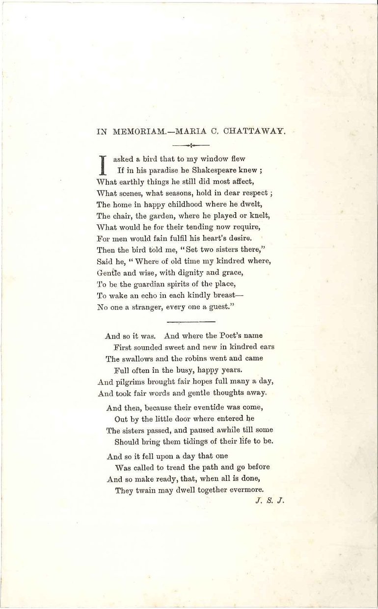 Chattaway memorial ER25/3/18/12