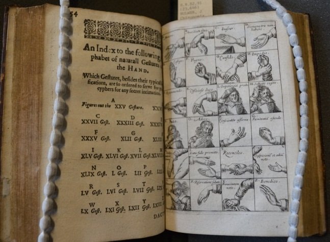 Chirologia: or The naturall language of the hand illustration