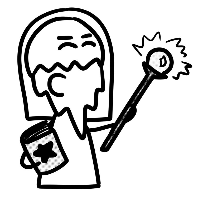 Prospero casting a spell