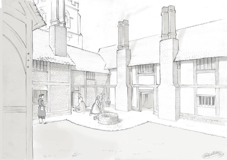 Courtyard Illustration