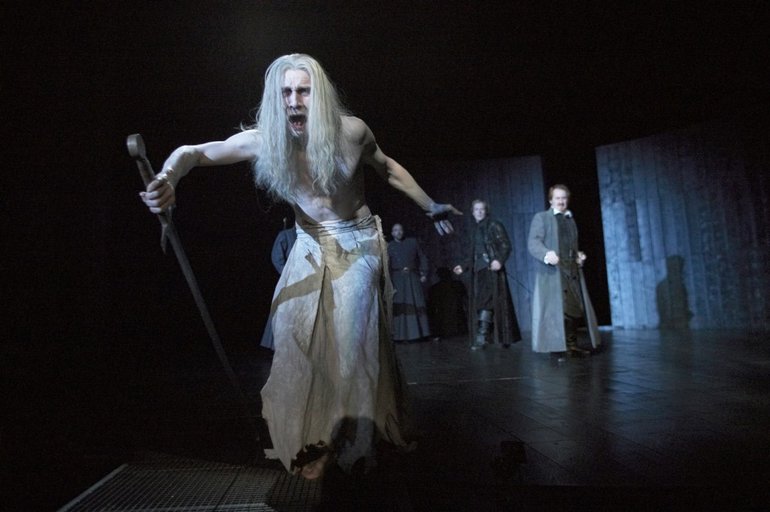 Old Hamlet, a soul in real torment, looking to his son to avenge his death and help him escape from Purgatory.