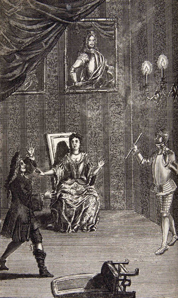 Illustration for 'Hamlet' from N. Rowe's 'The Works of Mr. William Shakespear'