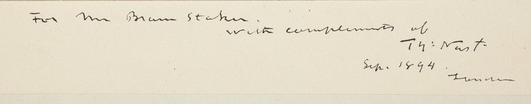 Inscription on frame