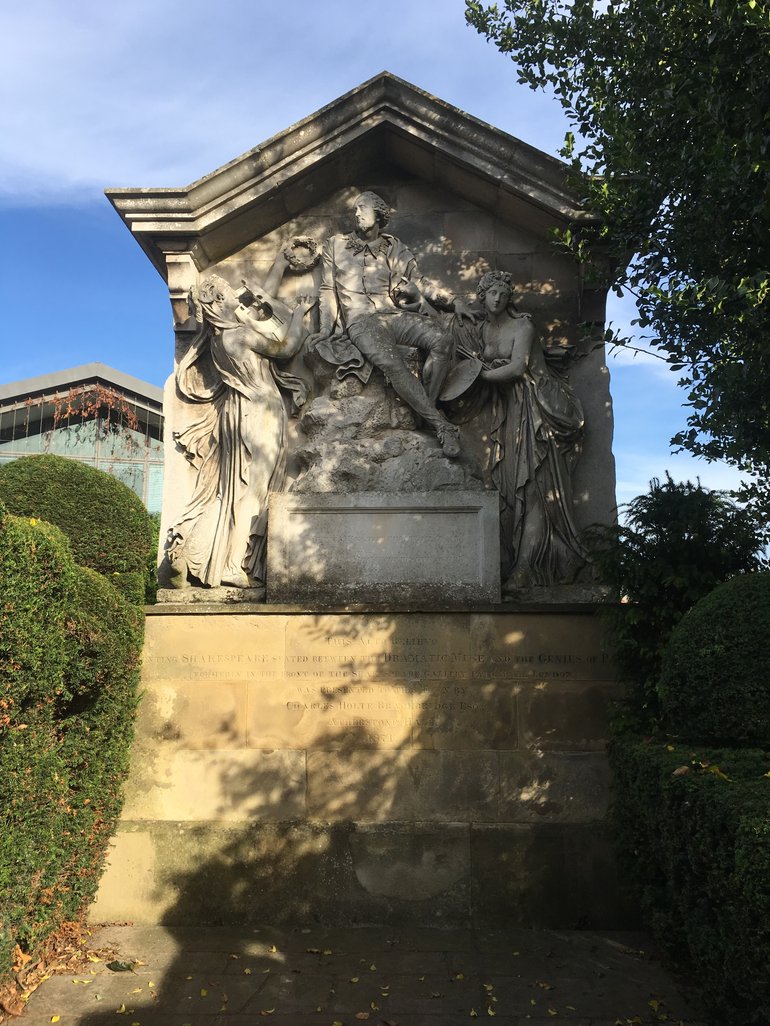 New Place monument today