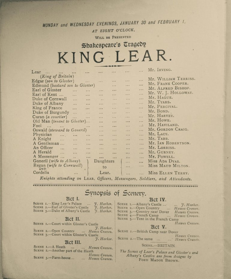 Tate King Lear Program