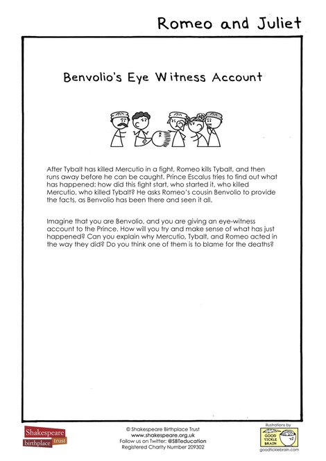 Benvolio's Eye-Witness Account