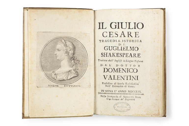 Il Giulio Cesare (1756) frontispiece