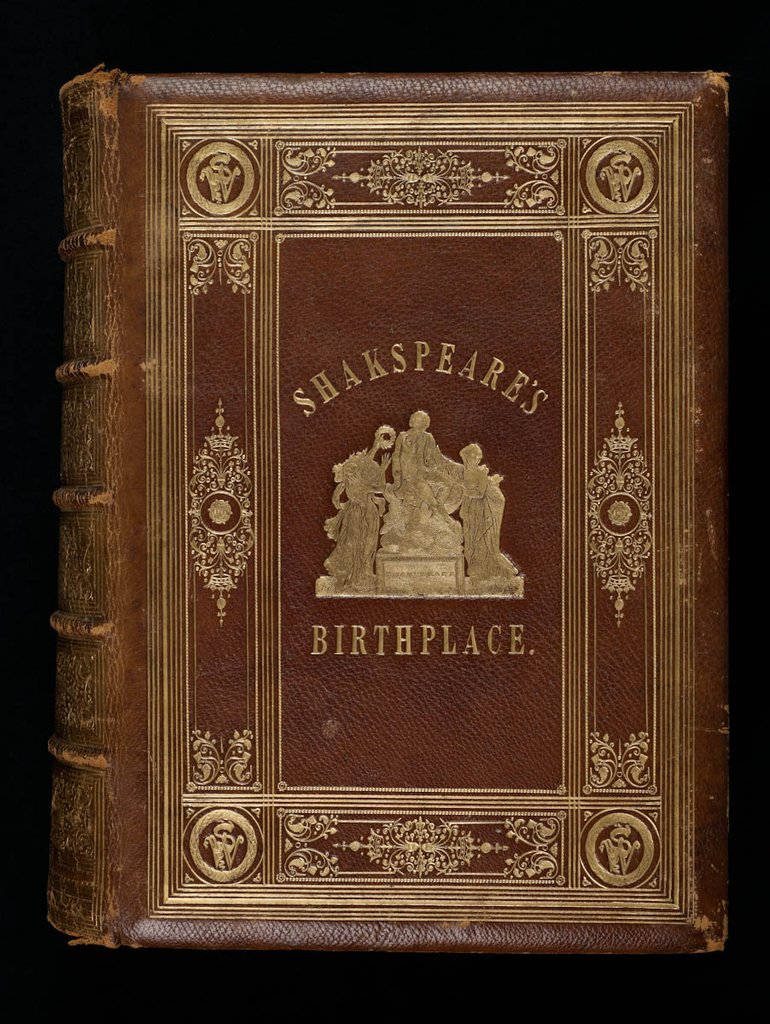 Shakespeare's Birthplace visitor book cover