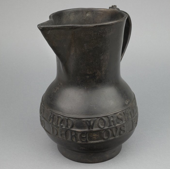 English Bronze Jug, probably late 14th Century