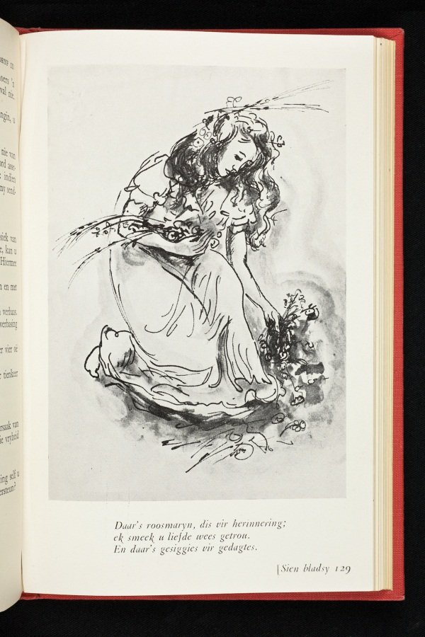 hamlet afrikaans ophelia