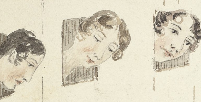 Ventilator sketch extract three women