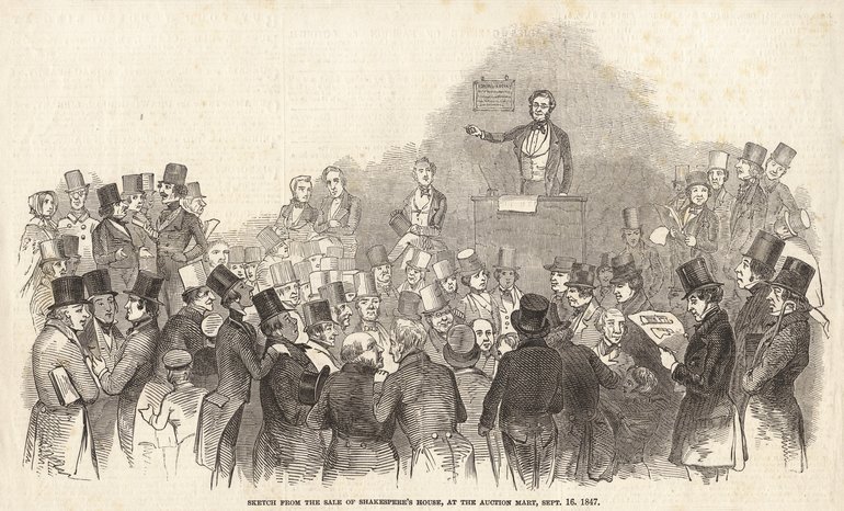 The auction gets underway