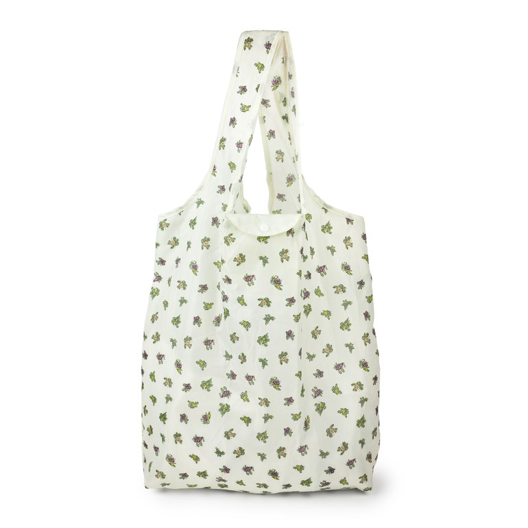Ophelia's Flowers foldaway recycled bag