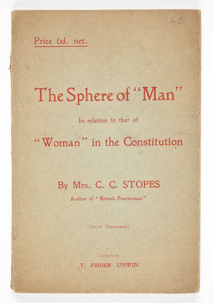 p93 8342055X The Sphere of Man Stopes