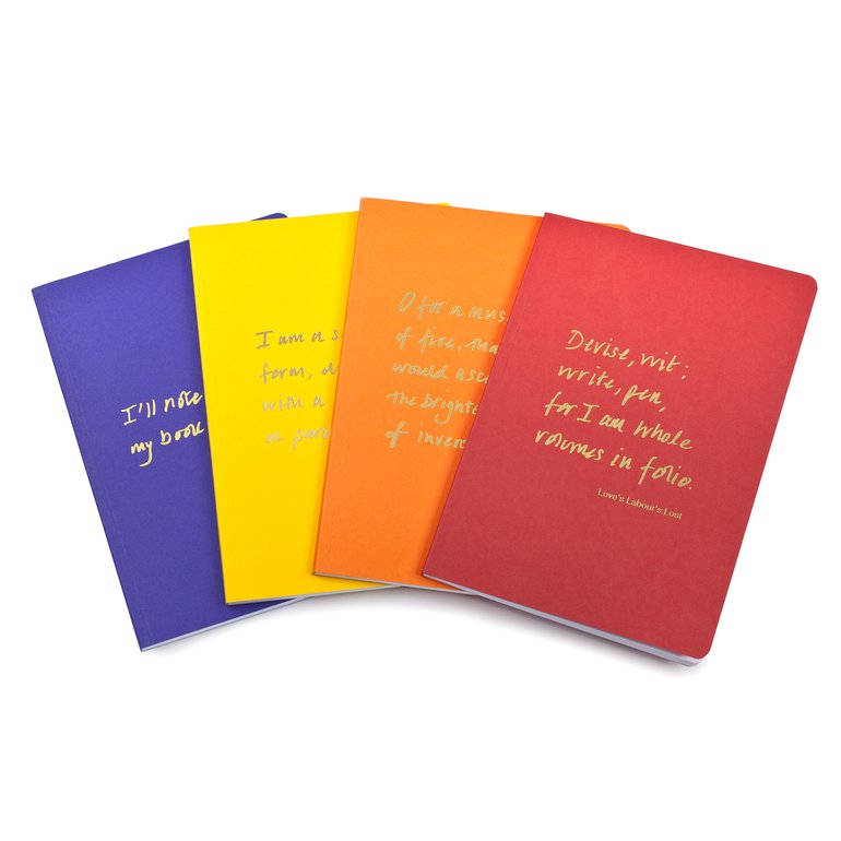 Colourblock Shakespeare Quotes Stationery