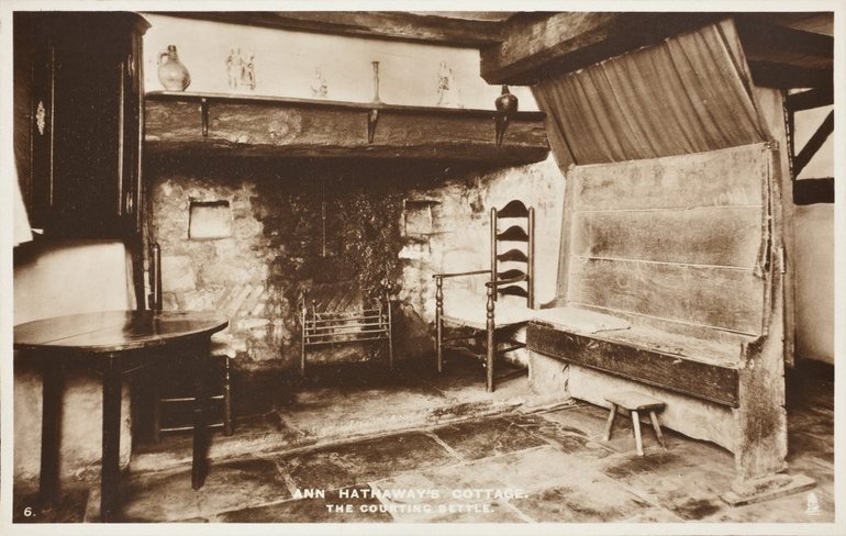SC31/5/6 Item 1 Anne Hathaway's Cottage Parlour. c.1928