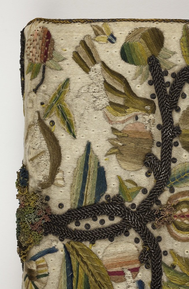 embroidered holy bible details