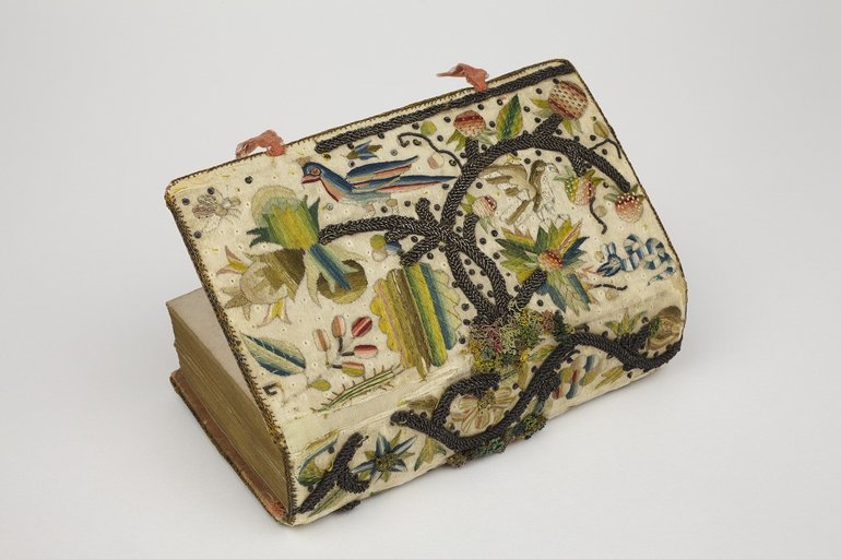 embroidered holy bible