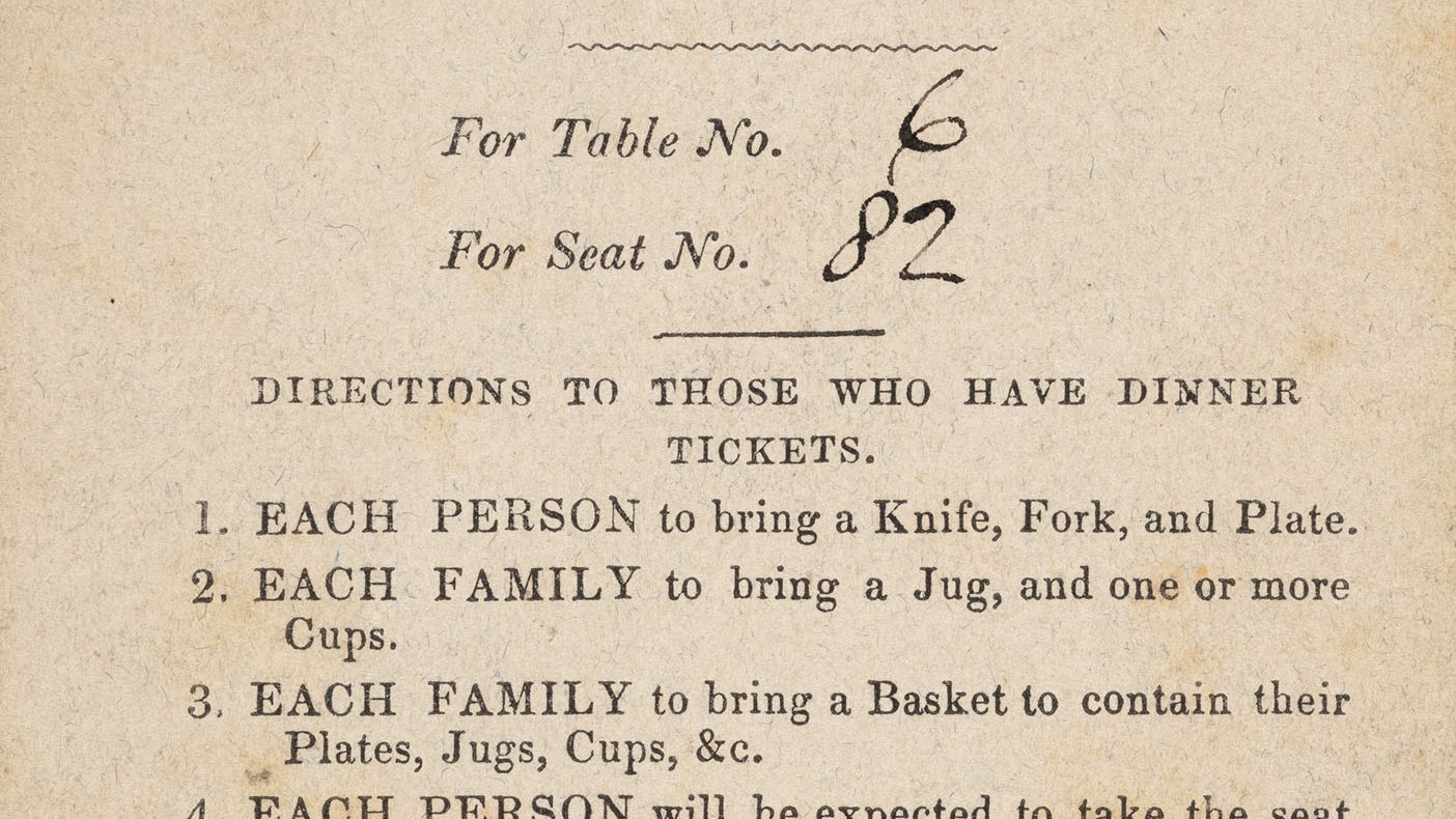Stratford-upon-Avon Queen Victoria Coronation Ticket