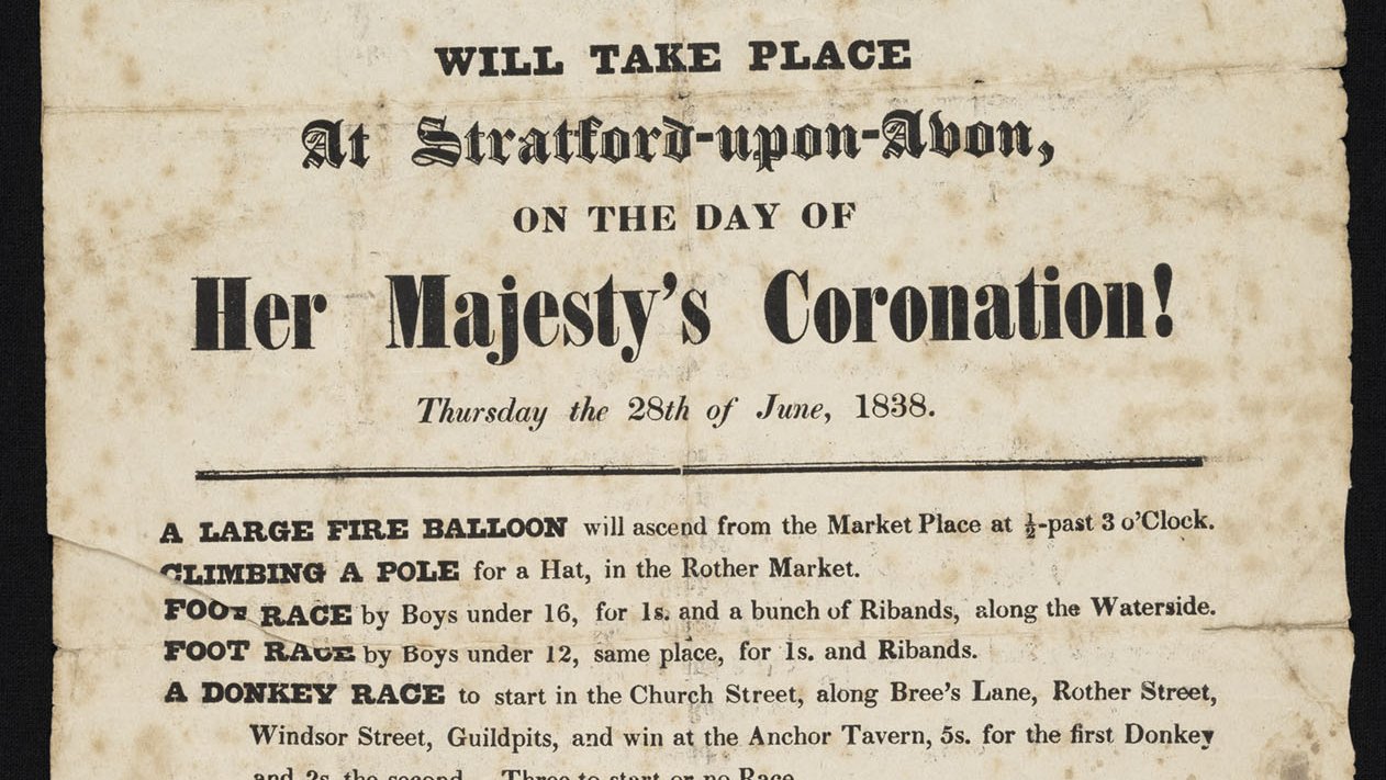Stratford-upon-Avon Queen Victoria Coronation Amusements