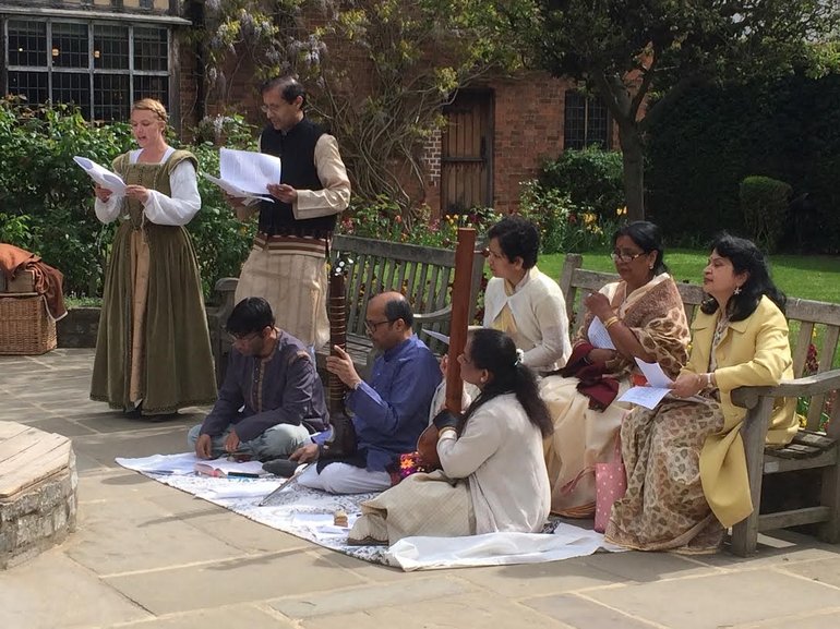 Tagore Readings in the Birthplace garden