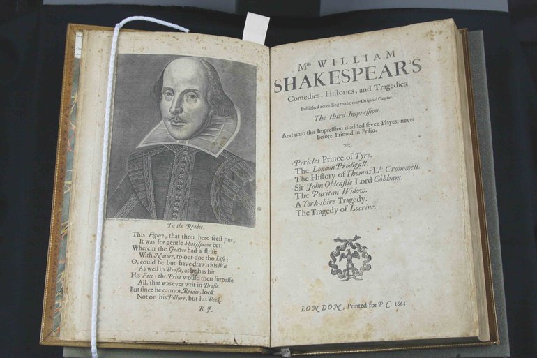 Title page of the Third Folio