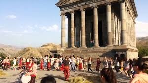 Vardavar Day at Garni Temple (I century A.D.)