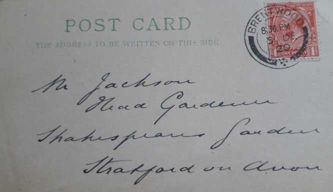 Postcard from Ellen Willmott