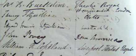 Signature of Buckstone